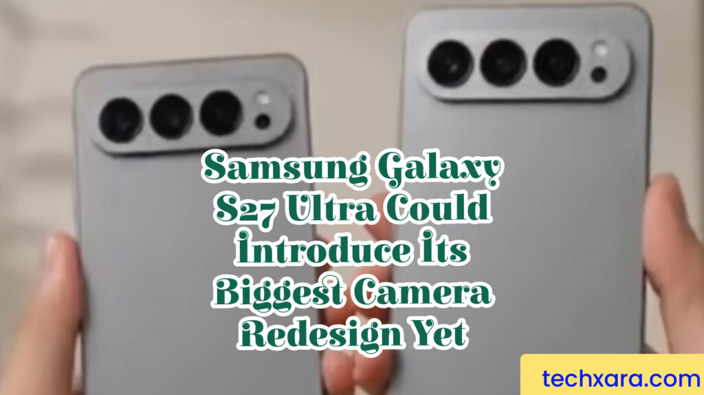 Samsung Galaxy S27 Ultra Redesign Leak Reveals
