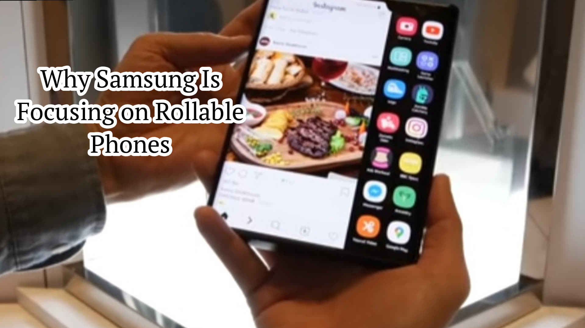 Samsung rollable phone Reportedly Developing With 10-Inch Expandable Display