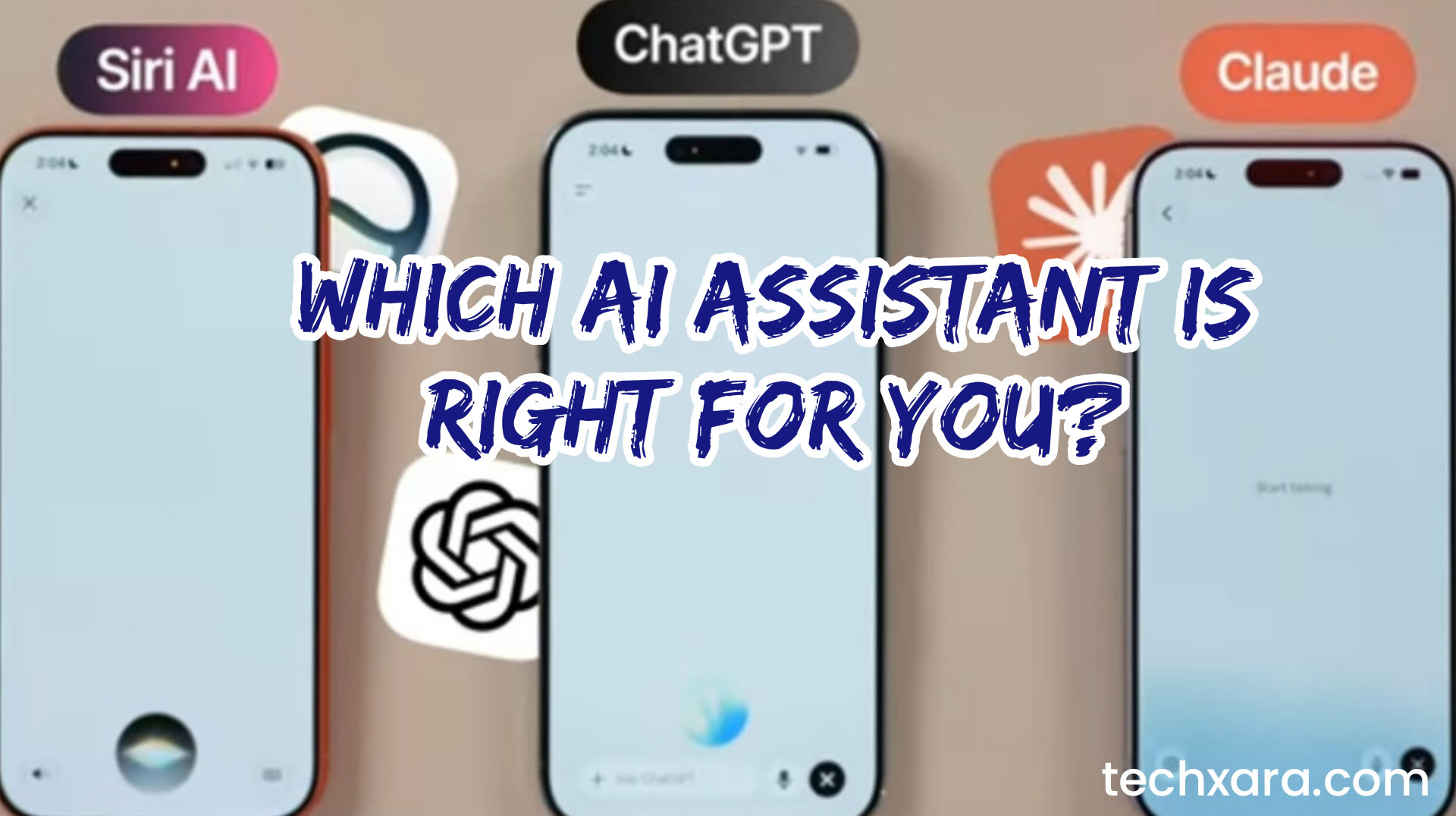Siri AI vs ChatGPT vs Claude