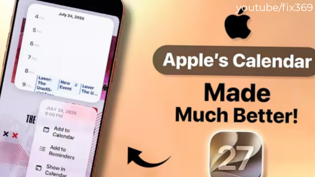 Calendar and Reminders updates in iOS 27